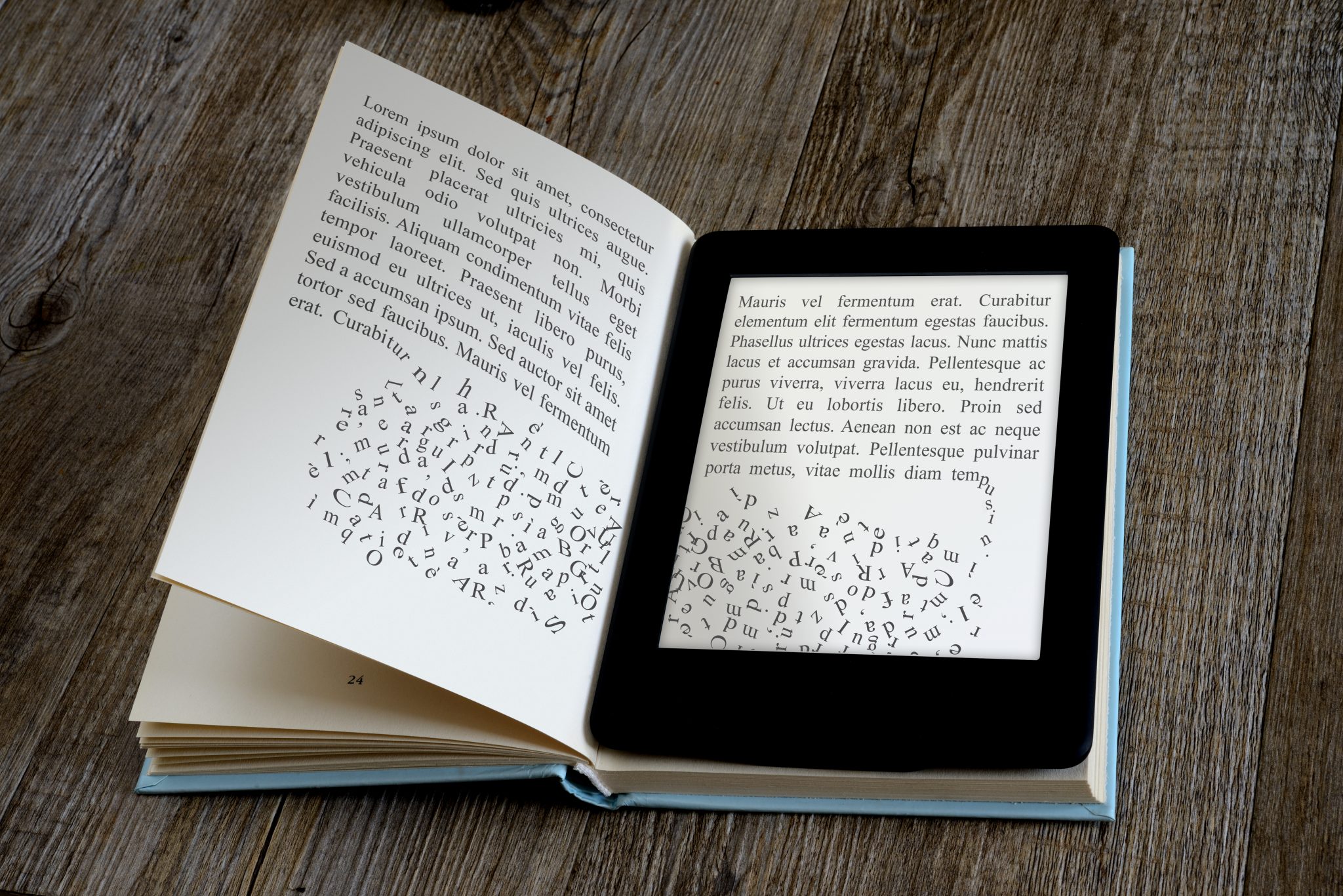 E-book vs. Book for Travel
