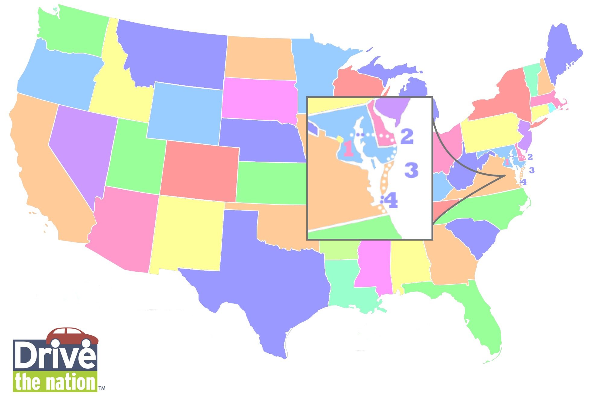 Road Trip: Mid-Atlantic Coast (4 Nights)