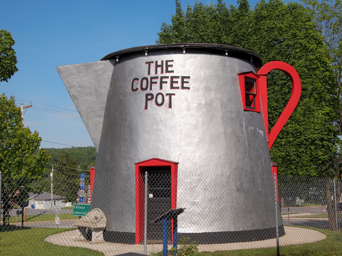 Giant Coffee Pot Attractions Across the U.S.